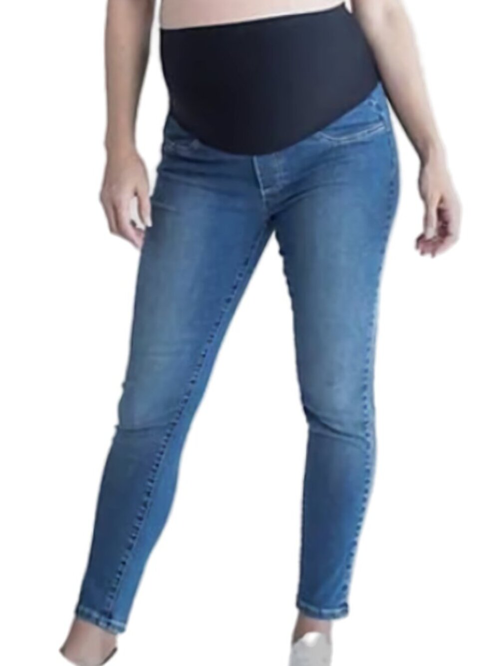 Blooming Woman Maternity Over Bump Skinny Jeans Stretch Denim NWT XS